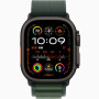 Часы Apple Watch Ultra 2 (2024) Black Titanium case 49mm with Alpine Loop dark green S (MX4Q3)