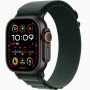 Часы Apple Watch Ultra 2 (2024) Black Titanium case 49mm with Alpine Loop dark green S (MX4Q3)