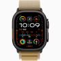 Часы Apple Watch Ultra 2 (2024) Black Titanium case 49mm with Alpine Loop tan S (MYQ03)
