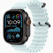 Часы Apple Watch Ultra 2 (2024) Black Titanium case 49mm with Ocean Band ice blue (MYP83)