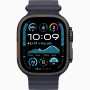 Часы Apple Watch Ultra 2 (2024) Black Titanium case 49mm with Ocean Band navy (MYPA3)