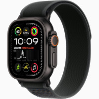 Часы Apple Watch Ultra 2 (2024) Black Titanium case 49mm with Trail Loop black S/M (MX4U3)