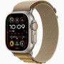 Годинник Apple Watch Ultra 2 (2024) Natural Titanium case 49mm with Alpine Loop tan M (MX4F3)