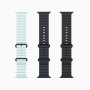 Часы Apple Watch Ultra 2 (2024) Natural Titanium case 49mm with Ocean Band ice blue (MXTF3)