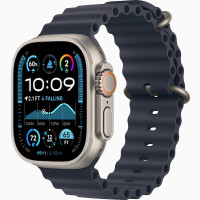 Годинник Apple Watch Ultra 2 (2024) Natural Titanium case 49mm with Ocean Band navy (MX4D3)