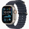 Часы Apple Watch Ultra 2 (2024) Natural Titanium case 49mm with Ocean Band navy (MX4D3)