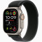 Часы Apple Watch Ultra 2 (2024) Natural Titanium case 49mm with Trail Loop black M/L (MXTR3)