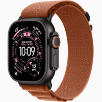 Годинник Apple Watch Ultra 3 (2025) Black Titanium case 49mm with Alpine Loop terra cotta S (MG9D4)