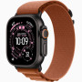 Часы Apple Watch Ultra 3 (2025) Black Titanium case 49mm with Alpine Loop terra cotta L (MG9F4)