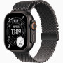 Часы Apple Watch Ultra 3 (2025) Black Titanium case 49mm with Black Titanium Milanese Loop M (MF1Q4)