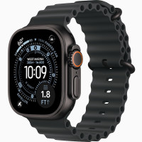 Часы Apple Watch Ultra 3 (2025) Black Titanium case 49mm with Ocean Band black (MF0J4)