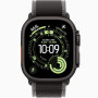 Часы Apple Watch Ultra 3 (2025) Black Titanium case 49mm with Trail loop black  / charcoal  M/L (MF1H4)