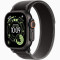 Часы Apple Watch Ultra 3 (2025) Black Titanium case 49mm with Trail loop black  / charcoal  S/M (MF1D4)