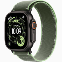 Годинник Apple Watch Ultra 3 (2025) Black Titanium case 49mm with Trail Loop green / neon S/M (MG9N4)