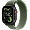 Часы Apple Watch Ultra 3 (2025) Black Titanium case 49mm with Trail Loop green / neon M / L (MG9P4)