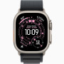 Годинник Apple Watch Ultra 3 (2025) Natural Titanium case 49mm with Alpine Loop black L (MFTG4)