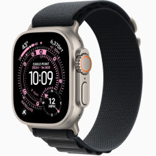 Годинник Apple Watch Ultra 3 (2025) Natural Titanium case 49mm with Alpine Loop black L (MFTG4)