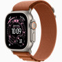 Часы Apple Watch Ultra 3 (2025) Natural Titanium case 49mm with Alpine Loop terra cotta L (MFTD4)