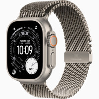 Годинник Apple Watch Ultra 3 (2025) Natural Titanium case 49mm with Natural Titanium Milanese Loop L (MF0E4)