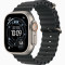 Часы Apple Watch Ultra 3 (2025) Natural Titanium case 49mm with Ocean Band black
