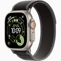 Годинник Apple Watch Ultra 3 (2025) Natural Titanium case 49mm with Trail Loop black / charcoal S/M (MFT84)