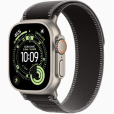Часы Apple Watch Ultra 3 (2025) Natural Titanium case 49mm with Trail Loop black / charcoal M/L