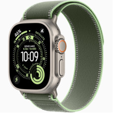 Годинник Apple Watch Ultra 3 (2025) Natural Titanium case 49mm with Trail Loop green / neon M/L (MFT54)