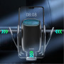 Автотримач з бездротовою зарядкою Baseus Milky Way Electric Bracket black