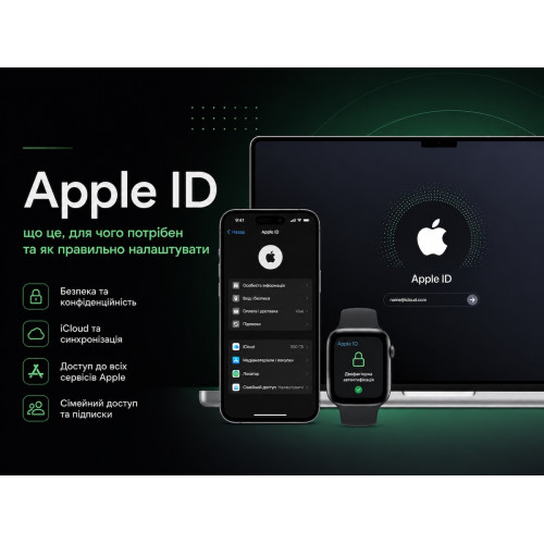Apple ID: що це, для чого потрібен та як правильно налаштувати