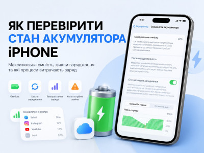 Як перевірити стан акумулятора iPhone: максимальна ємність, використання заряду та коли потрібна заміна