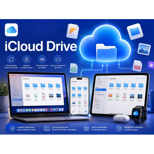 iCloud Drive: що це таке, як працює та чи варто ним користуватися