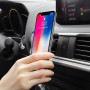 Автодержатель Hoco CA47 Metal Magnetic магнитный silver