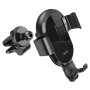 Автодержатель с беспроводной зарядкой Hoco CA105 Guide black