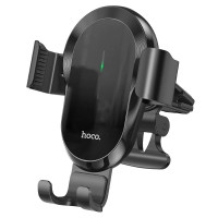 Автотримач з бездротовим ЗП Hoco CA105 Guide black