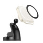 Автодержатель с беспроводной зарядкой Hoco HW18 Crystal white