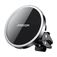Автодержатель с беспроводной зарядкой Joyroom Magnetic 15W  black
