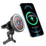 Автотримач з бездротовою зарядкою Wiwu CH-309 Transparent Magnetic Wireless Charging black