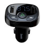 Автомобільний зарядний пристрій Baseus Bluetooth FM Launcher 2.4A 2USB black