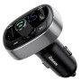 Автомобільний зарядний пристрій Baseus Bluetooth FM Launcher 2.4A 2USB grey