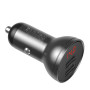 Автомобільний зарядний пристрій Baseus Digital Display Dual USB 4.8A Car Charger 24W tarnish
