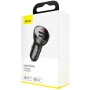 Автомобільний зарядний пристрій Baseus Digital Display Dual USB 4.8A Car Charger 24W tarnish