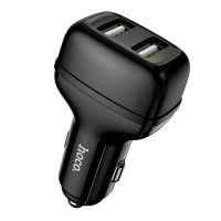 Автомобільний зарядний пристрій Hoco Z36 (2USB/2.4A) black