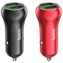 Автомобильное зарядное устройство Hoco Z37 QC3.0 (2USB) black