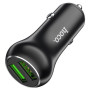 Автомобильное зарядное устройство Hoco Z37 QC3.0 (2USB) black