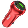 Автомобильное зарядное устройство Hoco Z37 QC3.0 (2USB) red