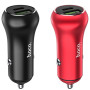 Автомобильное зарядное устройство Hoco Z38 PD20W+QC3.0 Type-C + USB black