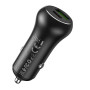 Автомобильное зарядное устройство Hoco Z38 PD20W+QC3.0 Type-C + USB black