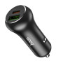 Автомобильное зарядное устройство Hoco Z38 PD20W+QC3.0 Type-C + USB black