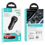 Автомобильное зарядное устройство Hoco Z38 PD20W+QC3.0 Type-C + USB black