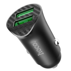 Автомобильное зарядное устройство Hoco Z39 QC3.0 (2USB) black Автомобильное зарядное устройство Hoco Z39 QC3.0 (2USB) black